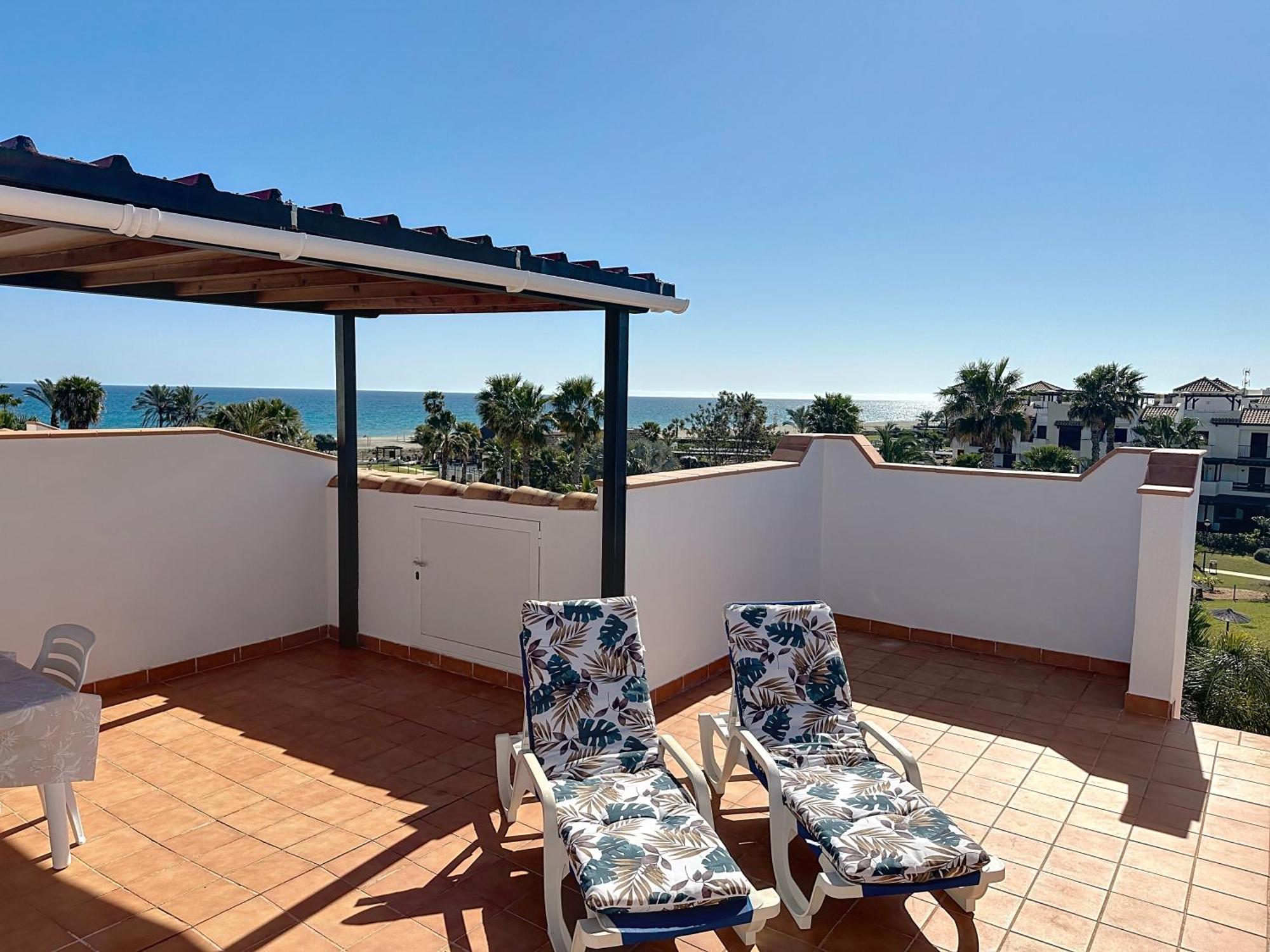 Vive Vera Rentals - Atico En 1º Linea Con Vistas Al Mar Eksteriør bilde
